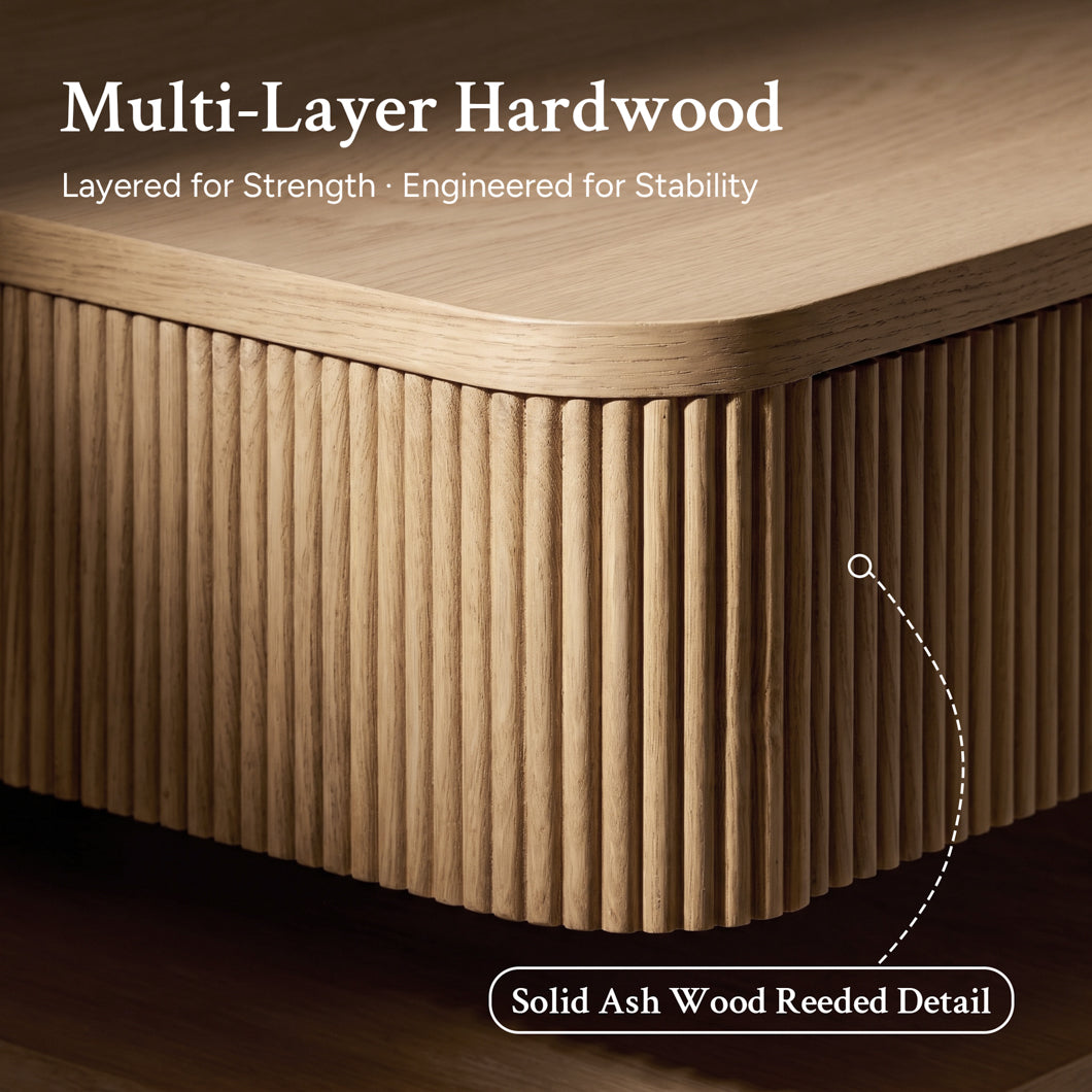 Electric Standing Oak Veneer 63" Desk