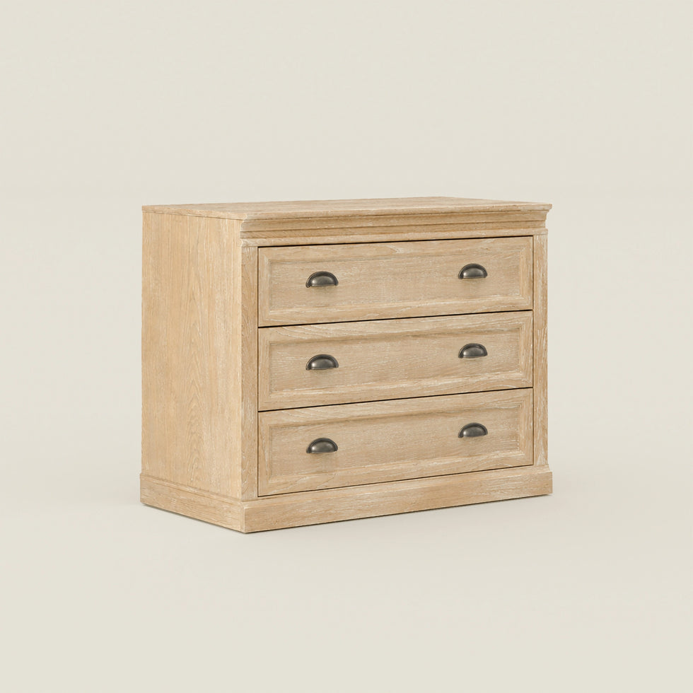 Linden 35" 3-Drawer Storage Cabinet