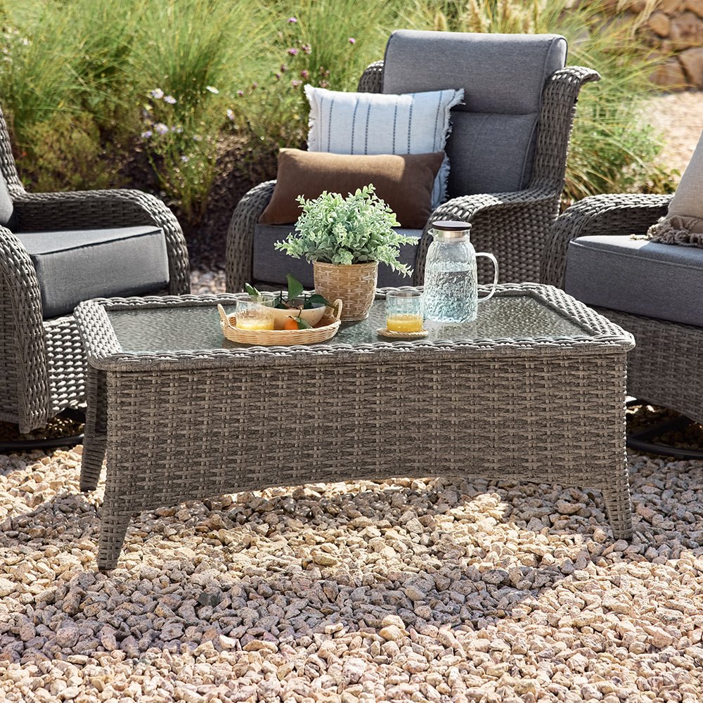 TARN Outdoor Wicker Coffee Table - ReedStead