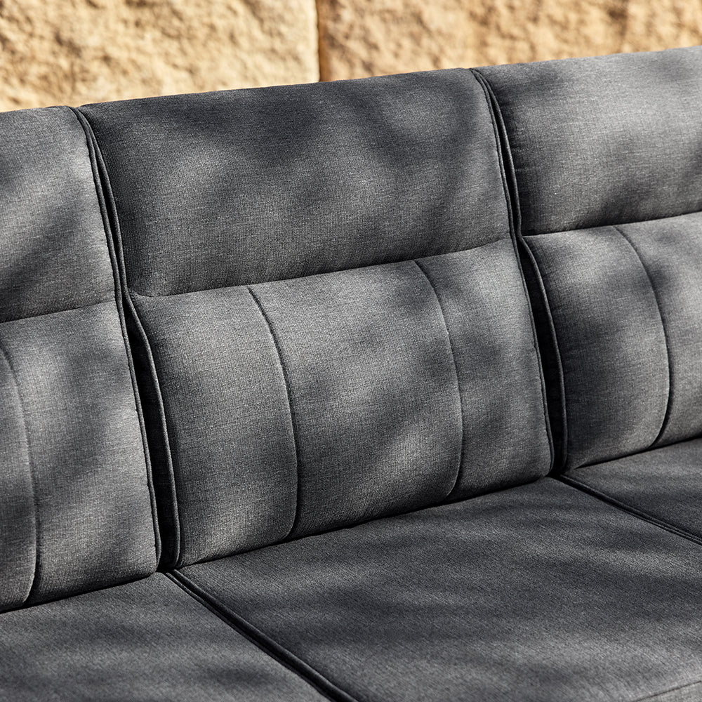 5-Piece Wicker Sofa & Chairs Set