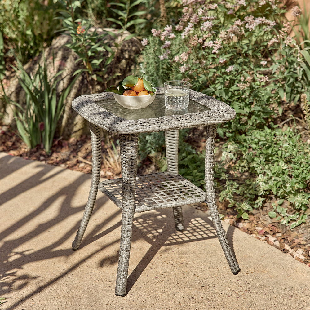 TARN Outdoor All Weather Wicker Side Table