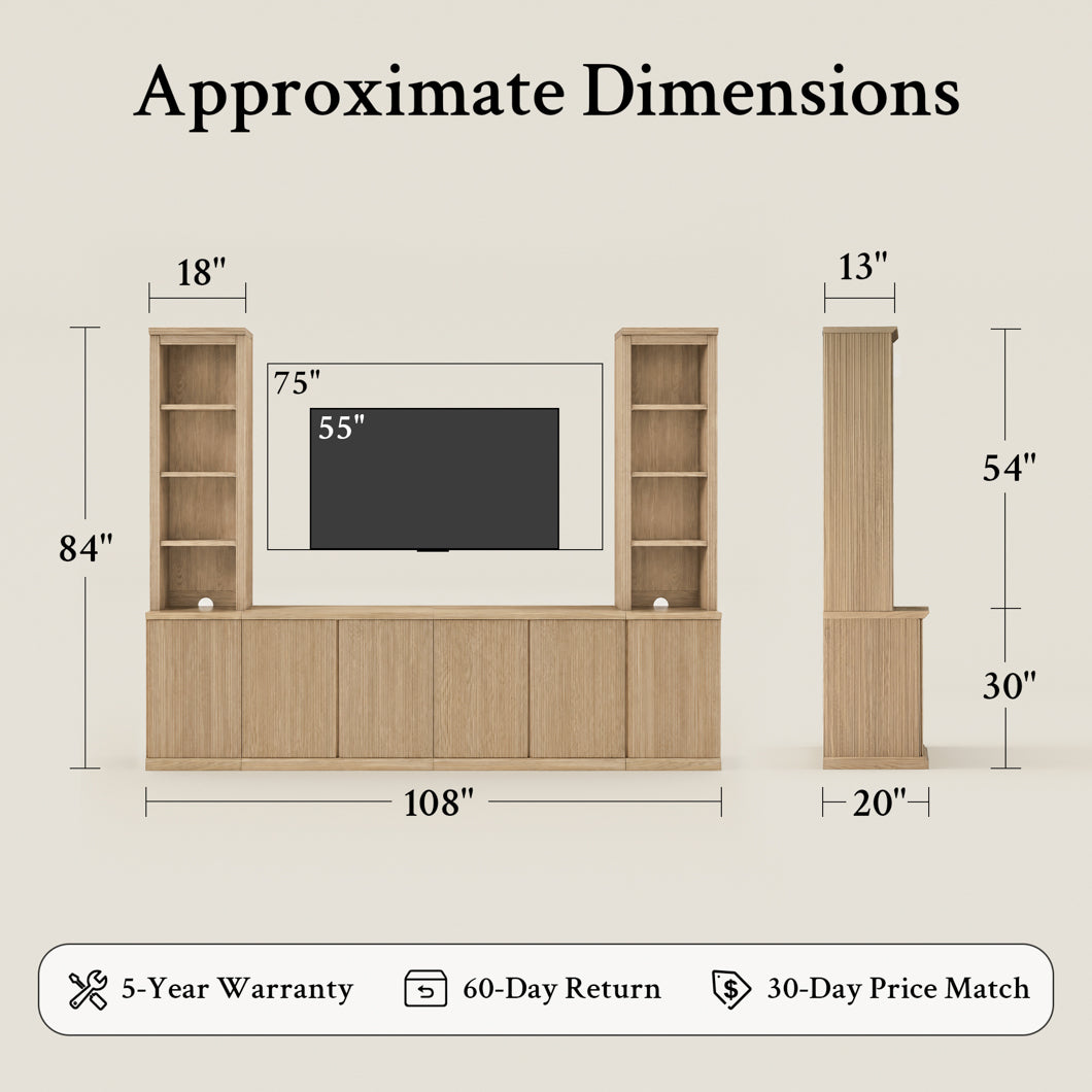 Reeded Modular Storage Collection