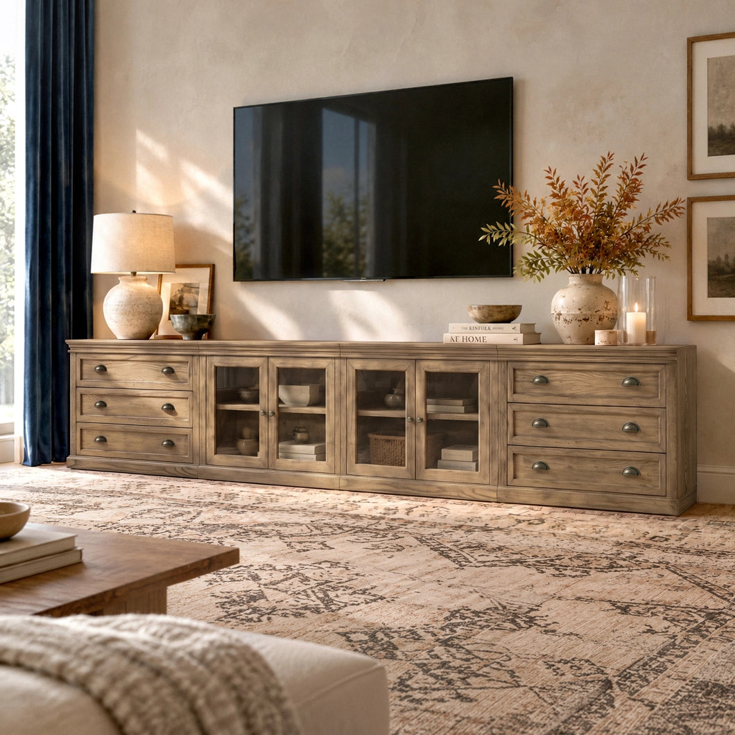 Linden 35" 3-Drawer Storage Cabinet