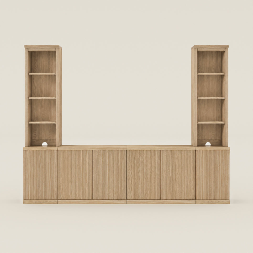 Reeded Modular Storage Collection