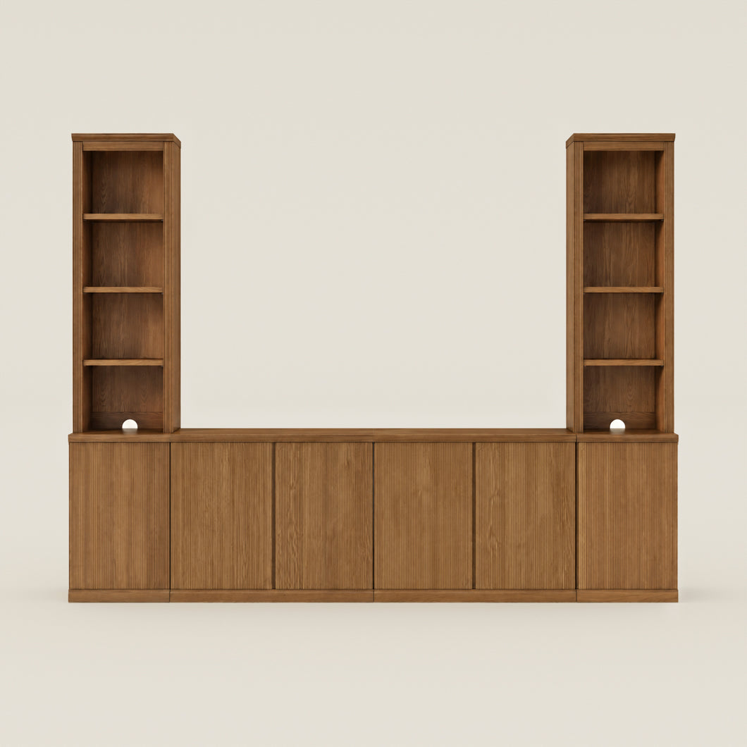 Reeded Modular Storage Collection