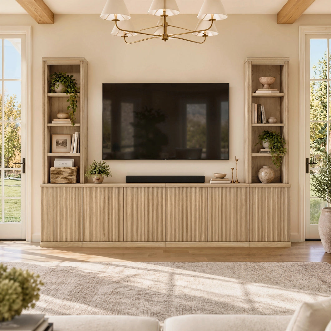Reeded Modular Storage Collection