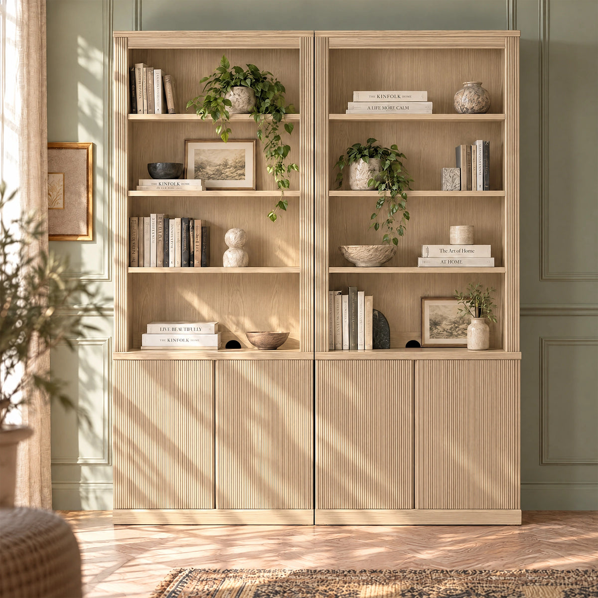 Reeded Modular Storage Collection