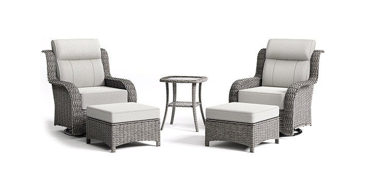 Chair With Ottomans