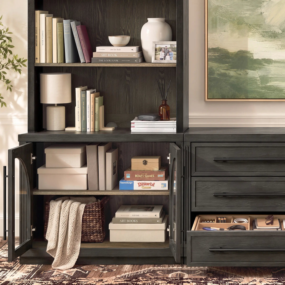 Arden 36" 3-Drawer Storage Cabinet