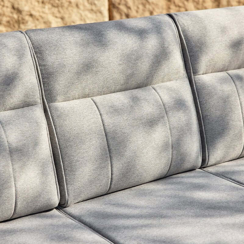 TARN Outdoor Wicker Sofa Set With Swivel Chairs