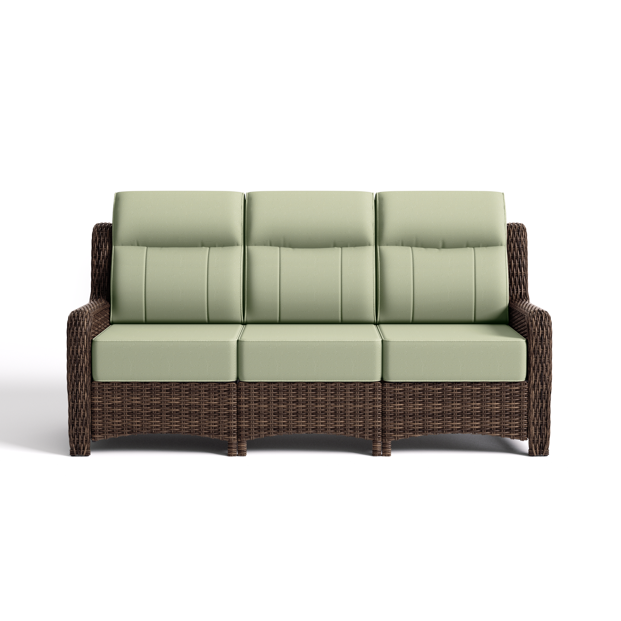 LOAM Outdoor 3-Seater Wicker Sofa