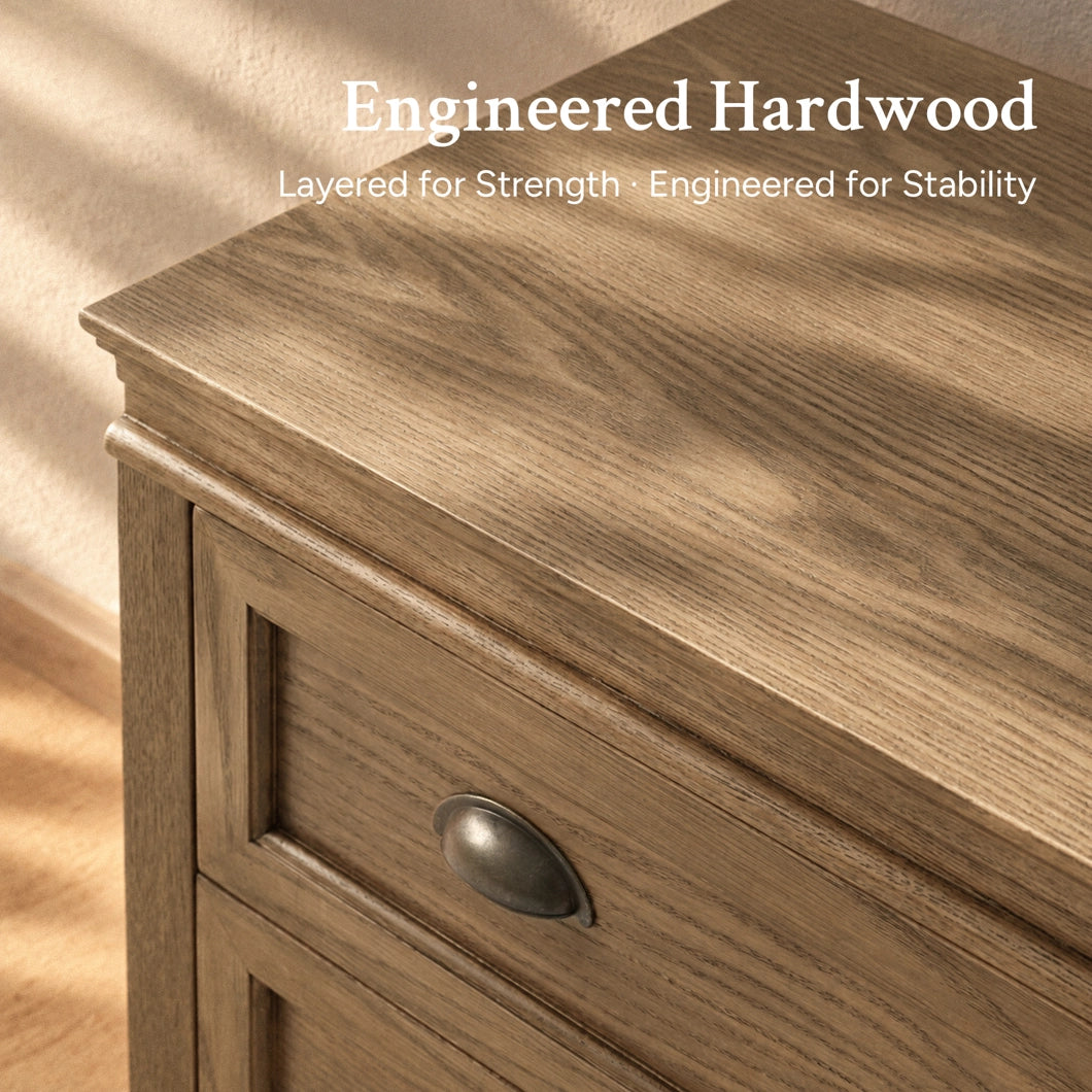 Linden 35" 3-Drawer Storage Cabinet