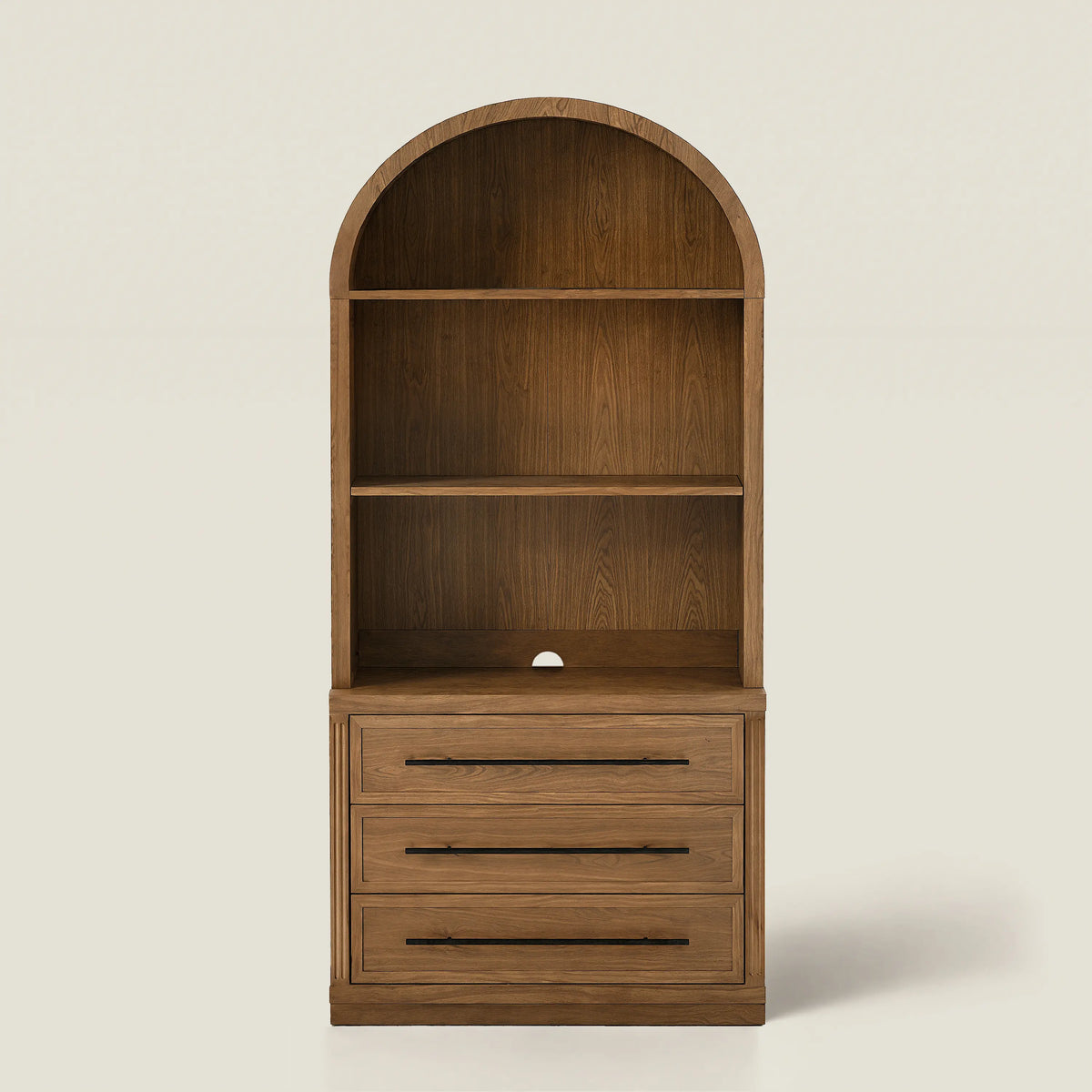 Arden 36" Arched Bookcase Hutch