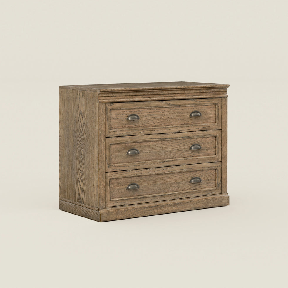 Linden 35" 3-Drawer Storage Cabinet