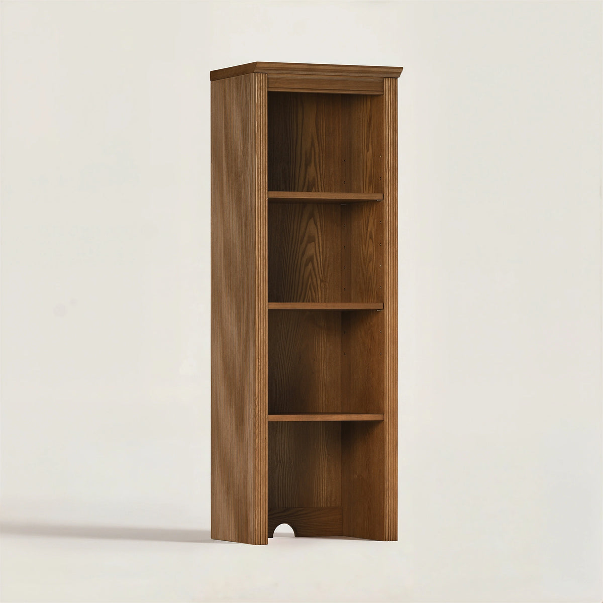 Reeded 18" Bookcase Hutch