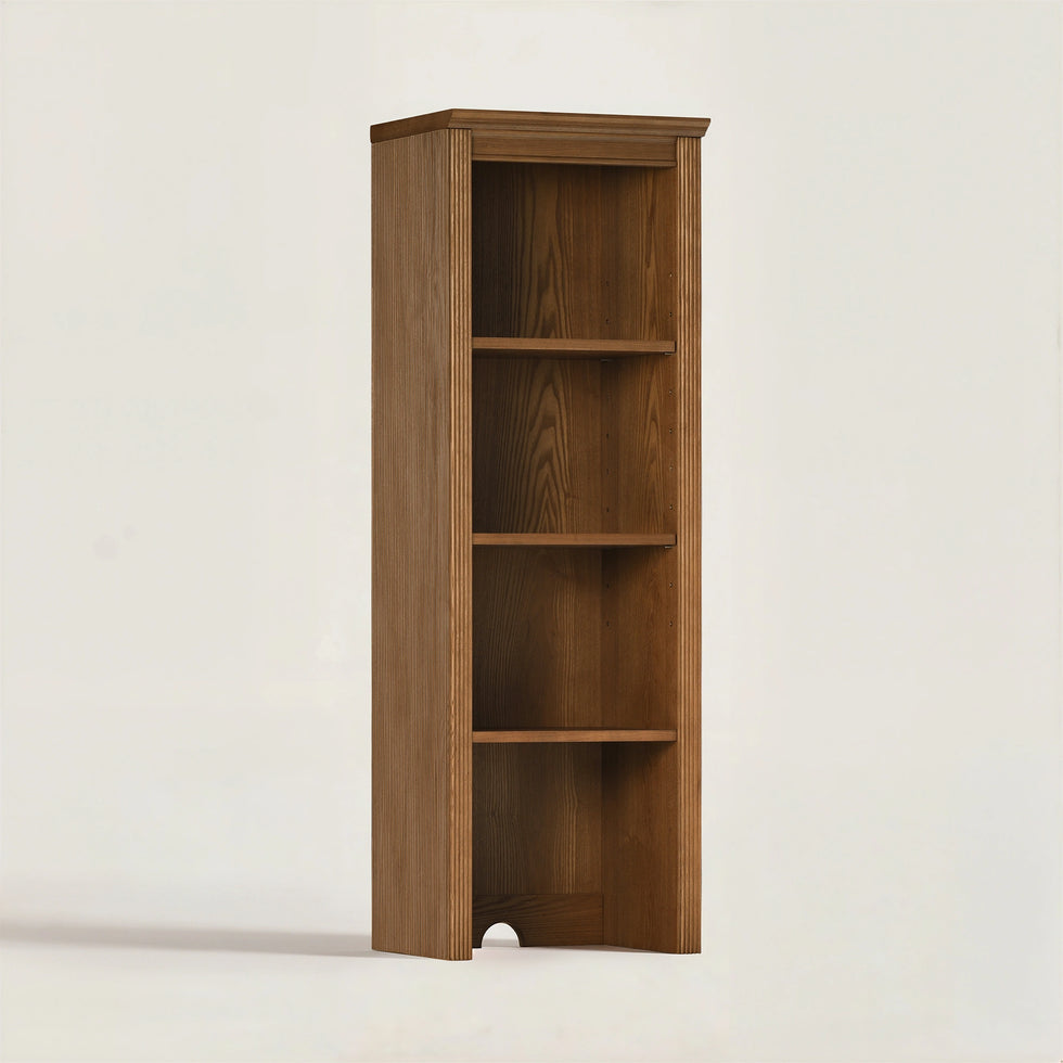 Reeded 18" Bookcase Hutch